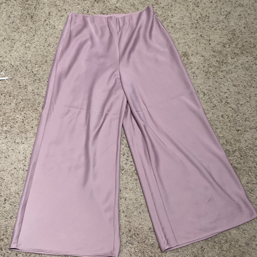 Never worn Joie satin pants. Size 6.